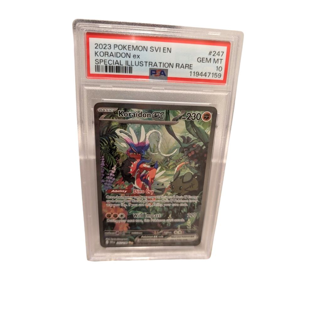 Pokémon 2023 Koraidon ex 247/198 SV01: Scarlet & Violet Base Set Holo PSA 10